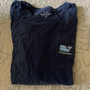Vineyard Vines Womens Navy Shark Week tshirt